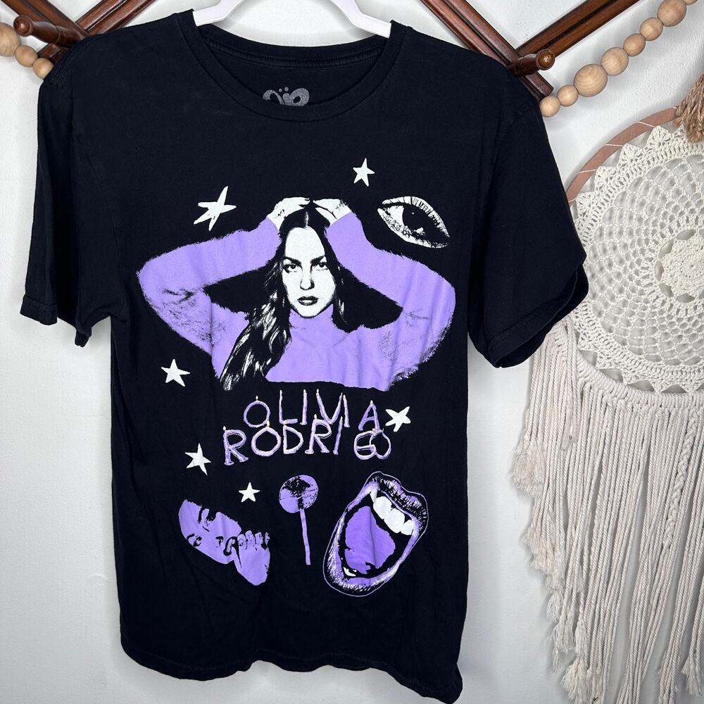 Olivia Rodrigo Purple Black Graphic T